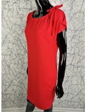 Moteriška suknelė su kišenėmis (raudona)