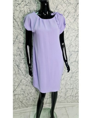 Moteriška suknelė su kišenėmis (violetine)