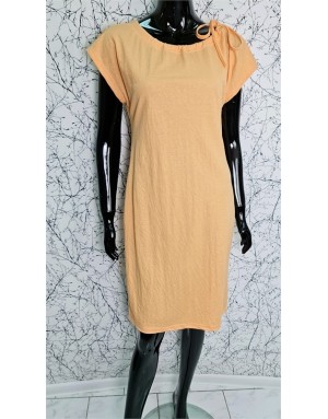 Moteriška suknelė su kišenėmis (orandžine)